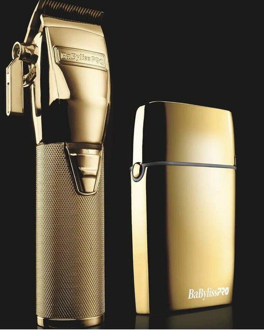 Babyliss Pro Fx Clipper And Shaver combo gold