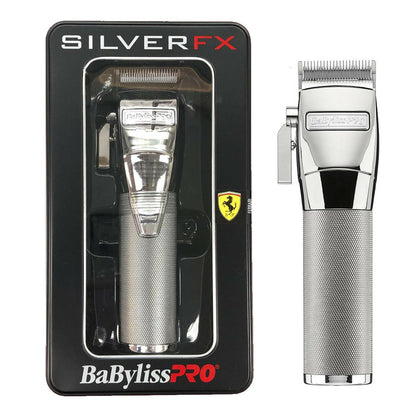 BaByliss PRO FX870S Metal Cordless Clipper - Silver