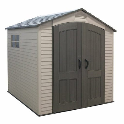 7 ft. W x 7 ft. D Plastic Storage Shed