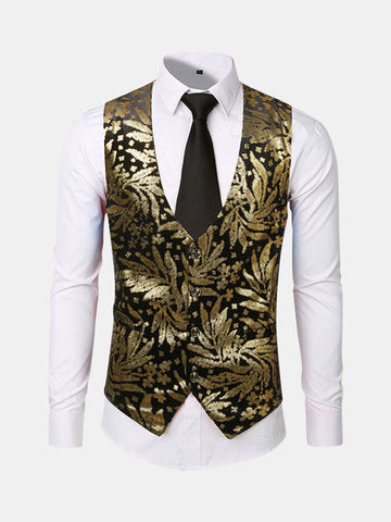 Business Casual Fashion Dress Vest for Suit for Men