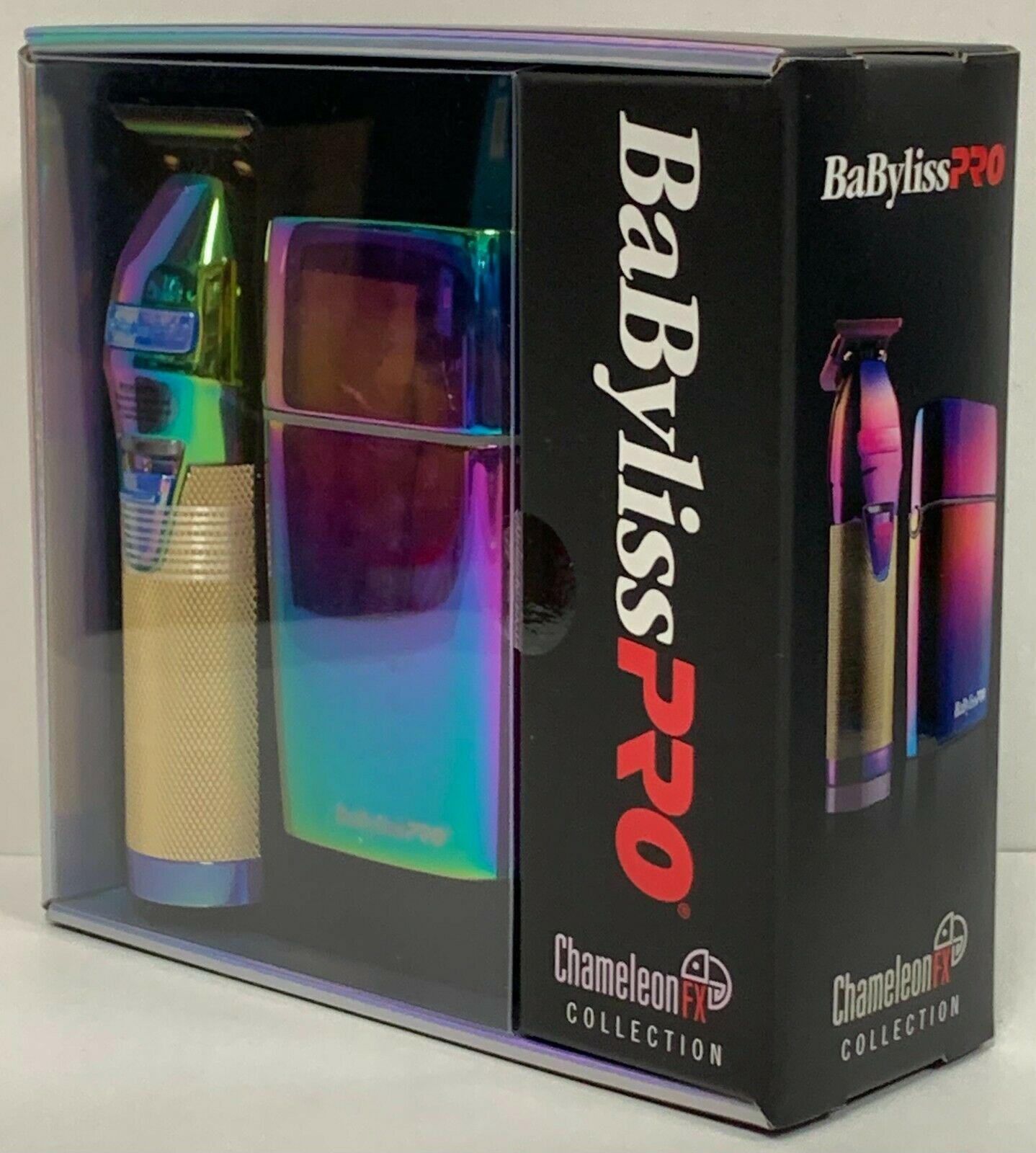 BaByliss Pro ChameleonFX Collection Skeleton Outliner & Double Foil Shaver Combo