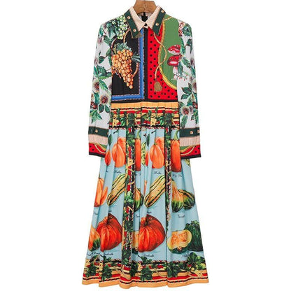 autumn fashion runway dress