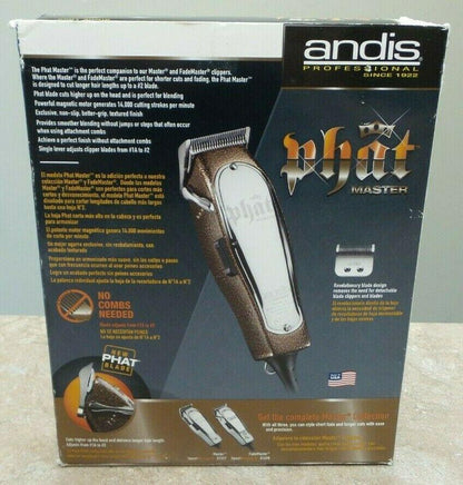 Andis Professional PHAT MASTER Barbers Clippers - Great Shape! WORKING! - R322