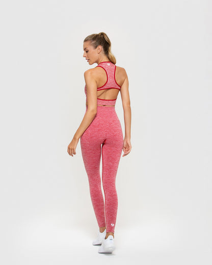 Move Seamless Sports Bra | Red Marl