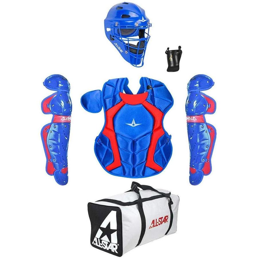 All-Star Players Series NOCSAE Two-Tone Youth 9-12 Baseball Catcher’s Set