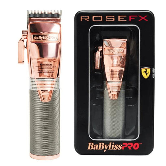 BaByliss PRO Rose Gold FX870RG Metal Lithium  Cordless Clipper Great For Barbers