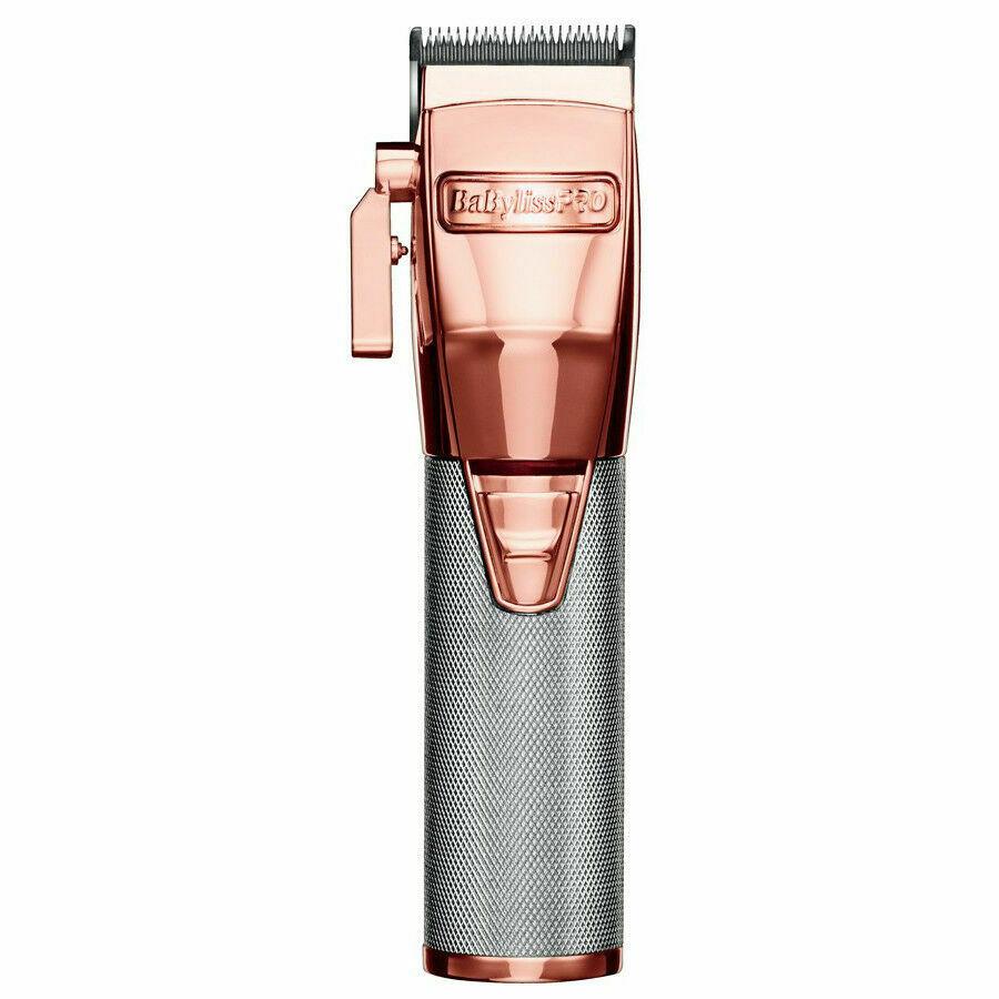 BaByliss PRO Rose Gold FX870RG Metal Lithium  Cordless Clipper Great For Barbers