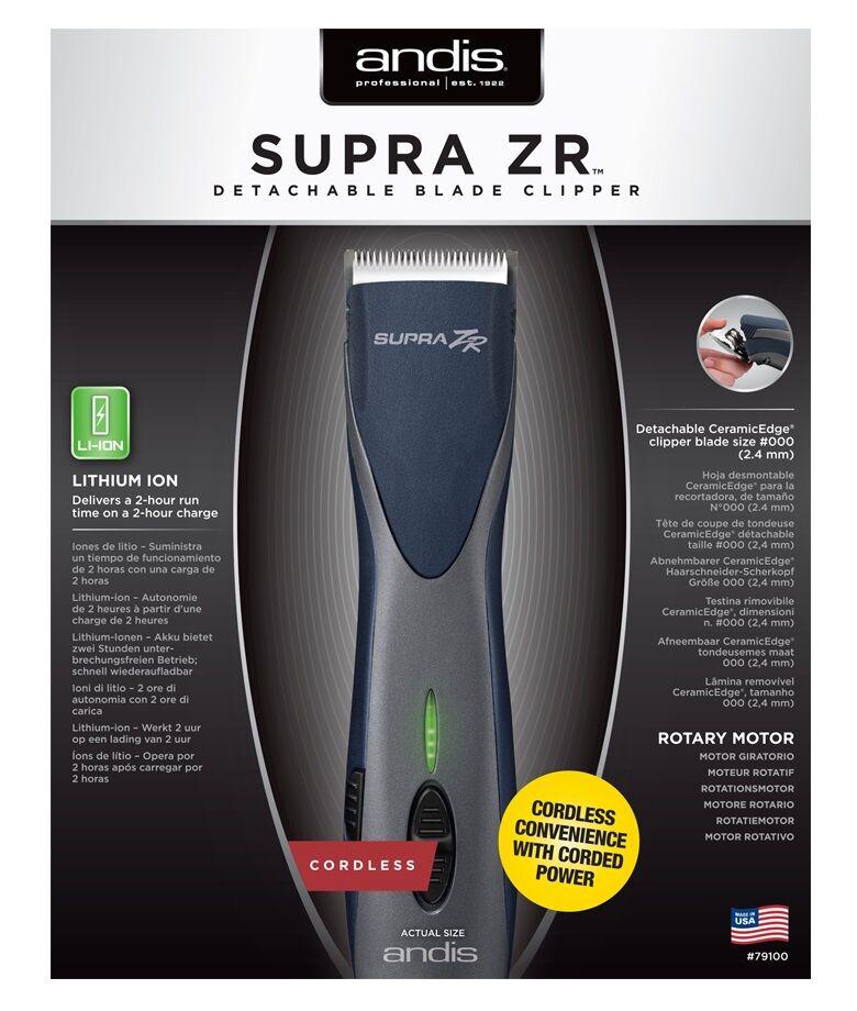 Andis Supra ZR Detachable Blade Cordless Clipper