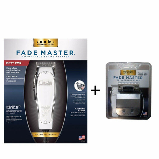 ANDIS FADE  CLIPPER #01690 and FADE  REPLACEMENT BLADE SET