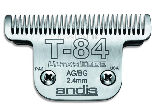 Andis UltraEdT-84 Clipper Replacement Blade AG/BG # 21641 2.4mm Carbonized