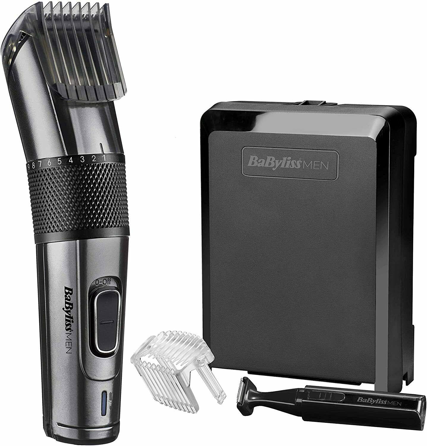 BaByliss Men E978E Trimmer Professional Blades Titanium of Carbon 60 Minute