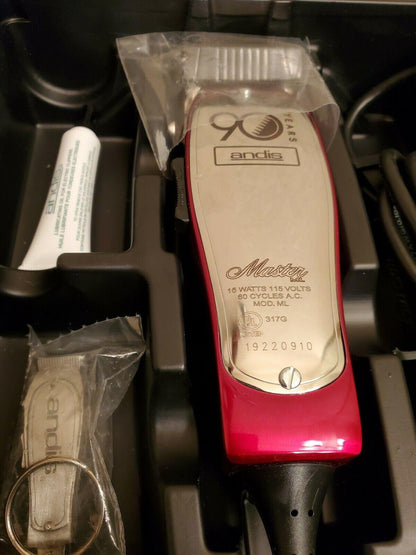 Andis Master Clipper 90th Anniversary Limited Edition Candy Red