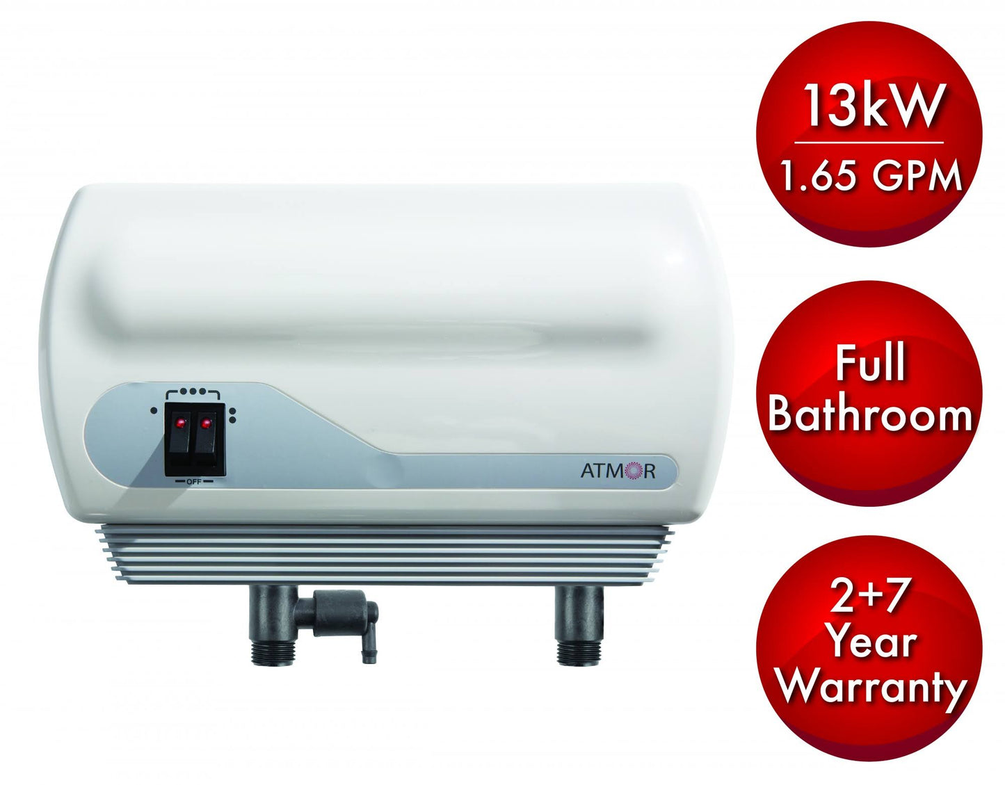 Atmor Tankless Electric Instant Water Heater: 13kW-240V